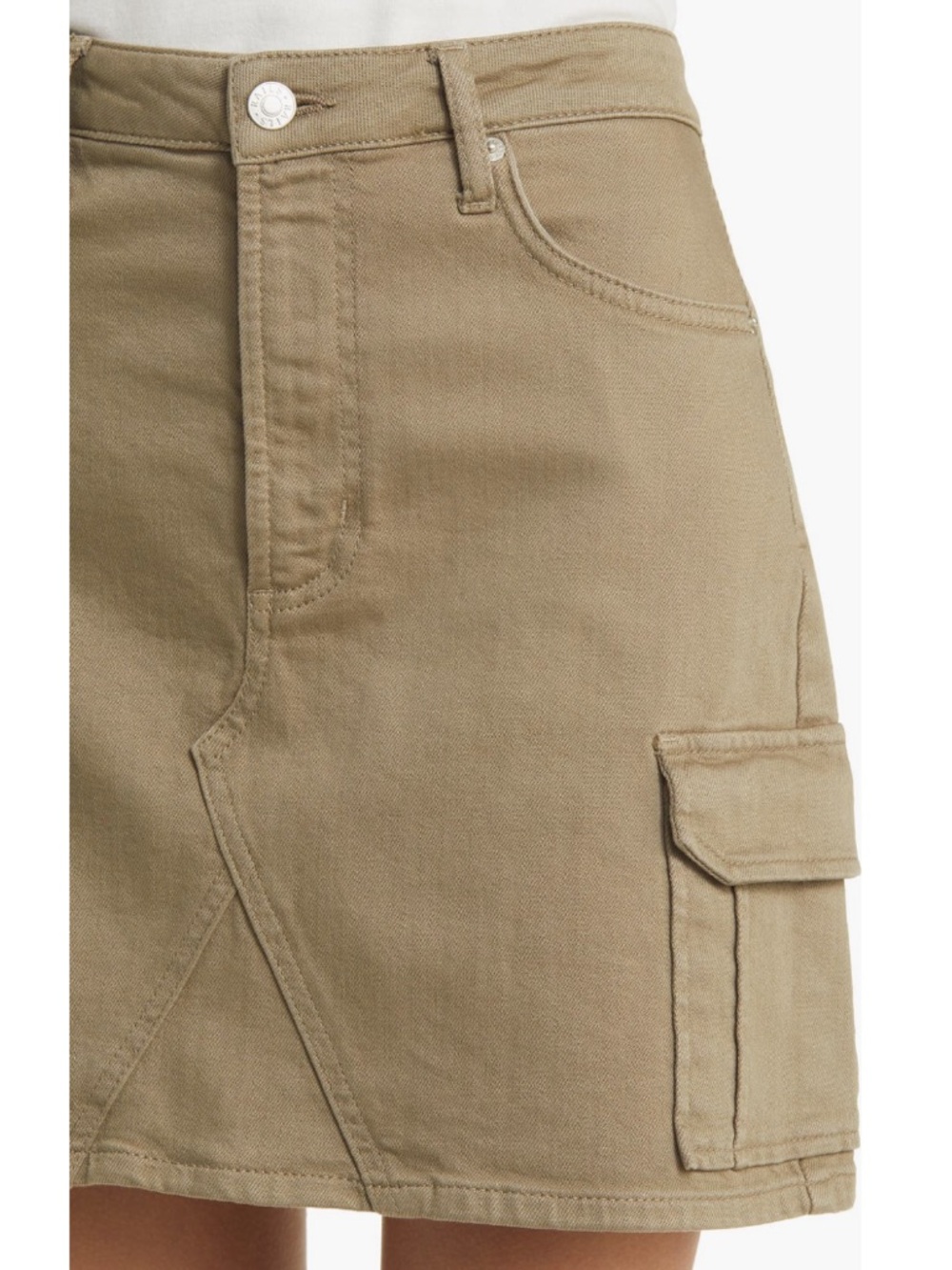 NWT Rails Laurel Stretch Cotton Cargo Skirt, Washed Olive, Size 23 - Picture 14 of 16